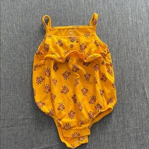 Carter's Yellow Floral Romper